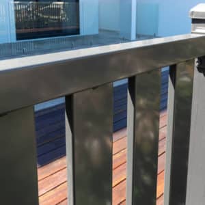 Aluminium Vertical Slated Pool Fence