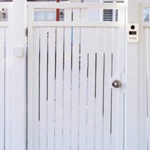 Hamptons front entry gate